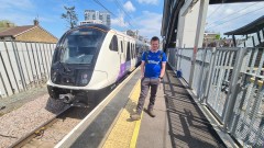 Myself at Abbey Wood railway station