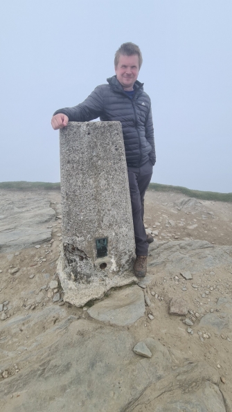 At the top of Ben Lomond