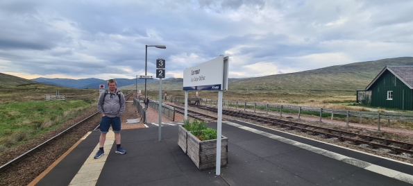 Myself at Corrour railway station