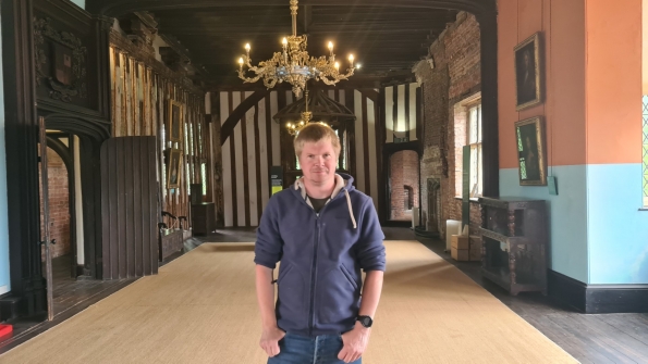 Looking around Gainsborough Old Hall