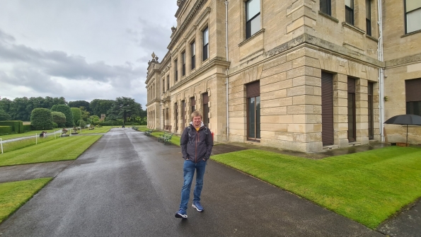 Looking around Brodsworth Hall and Gardens