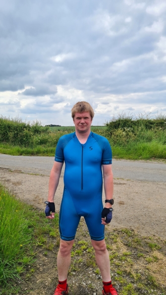 Synergy Navy Cycling Skinsuit