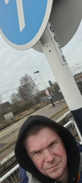 Myself at Grantham railway station