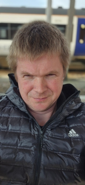 Myself at Doncaster Railway Station