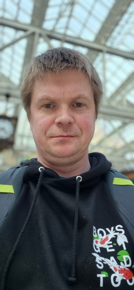Myself at Glasgow Central railway station
