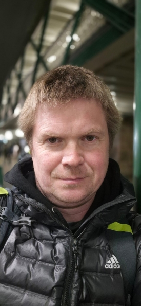 Myself at Edinburgh Waverley railway station