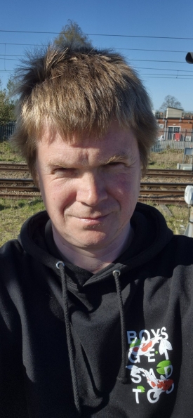 Myself at Grantham railway station