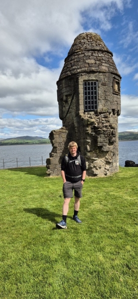 Myself at Newark Castle