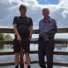 Dad, Hazel and myself at Balmaha