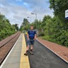 Myself at Helensburgh Upper railway station
