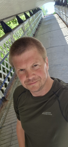 Myself at Helensburgh Upper railway station