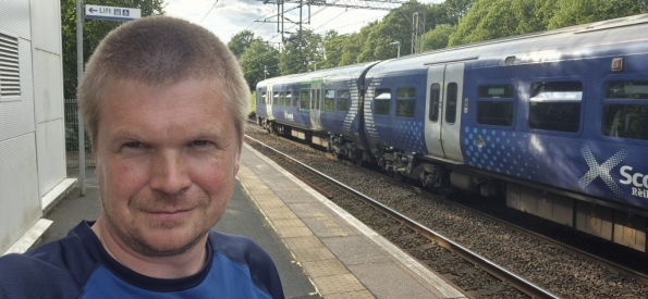 Myself at Westerton railway station
