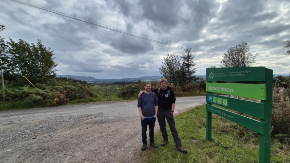 Craig V and myself while walking The West Highland Way