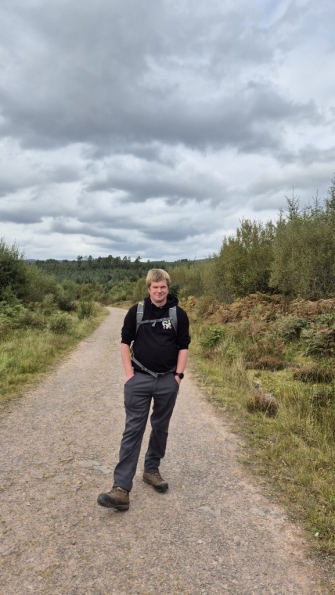 Myself while walking The West Highland Way