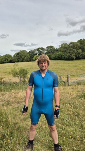 Synergy Navy Cycling Skinsuit
