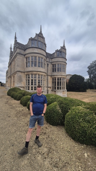 Myself at Kirby Hall