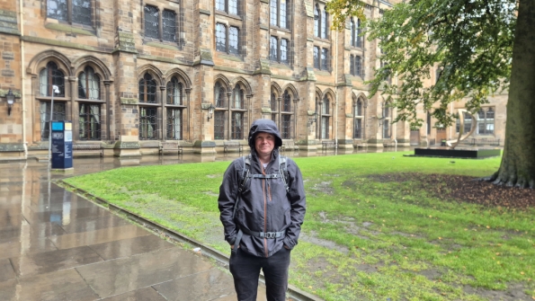 Myself at University of Glasgow