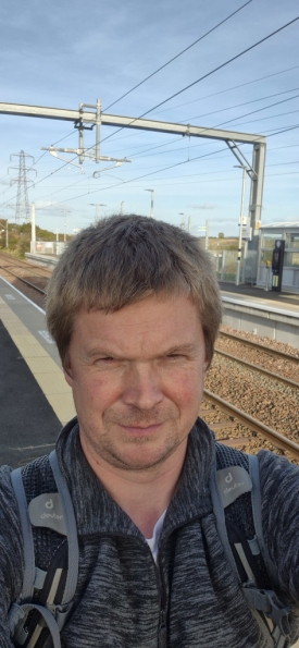 Myself at Balgray railway station
