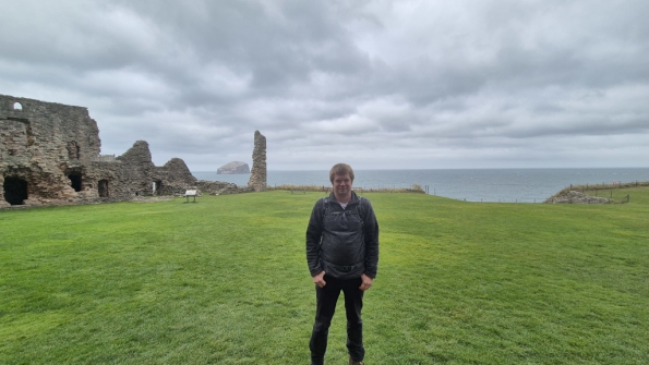 Myself at Tantallon Castle