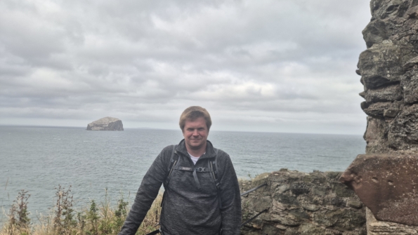 Myself at Tantallon Castle