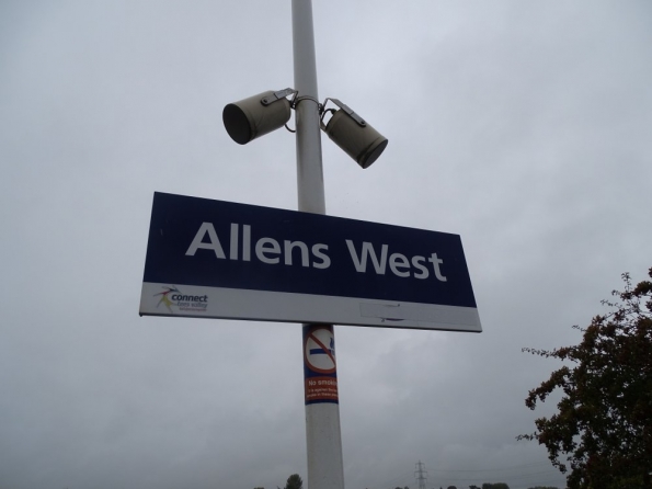 Allens West railway station