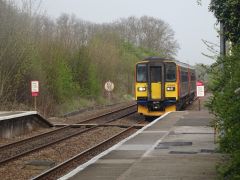 Class 153 at Elton and Orston railway station
