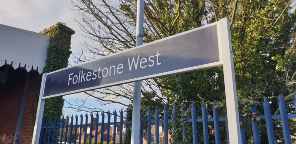Folkestone West railway station