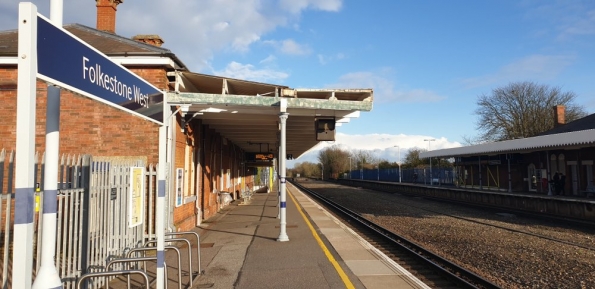 Folkestone West railway station