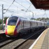 LNER Class 800 Azuma 5 car at Grantham railway station