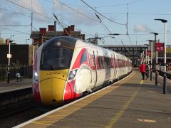 LNER Azuma at Grantham railway station