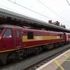 Class 90 at Grantham railway station