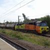 Class 70 at Grantham railway station