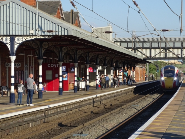 LNER Azuma at Grantham railway station