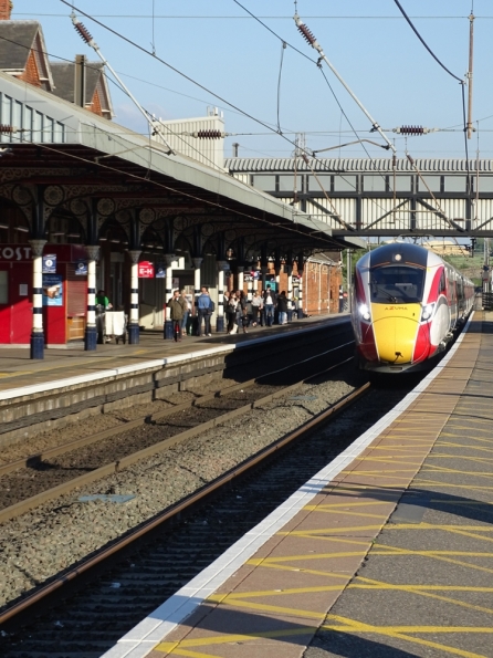 LNER Azuma at Grantham railway station