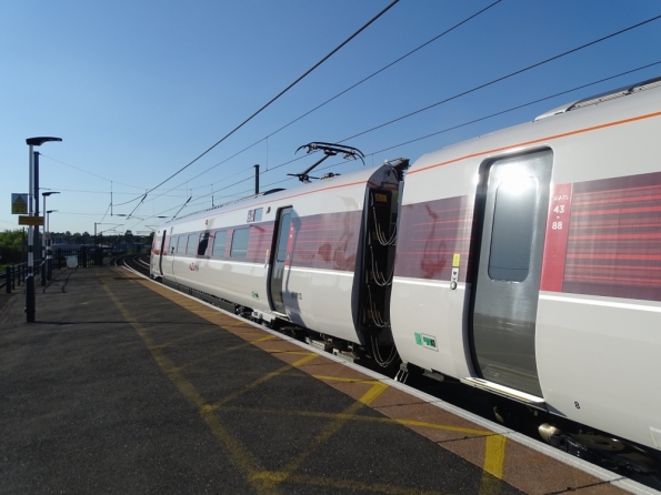 LNER Azuma at Grantham railway station