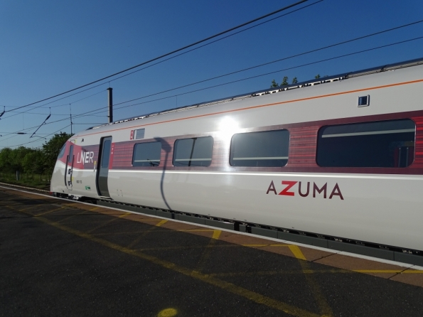 LNER Azuma at Grantham railway station