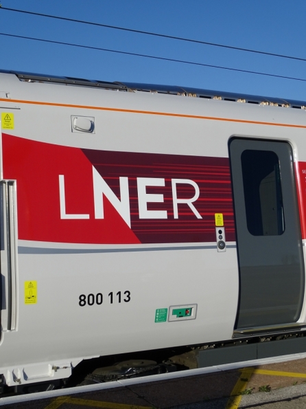 LNER Azuma at Grantham railway station