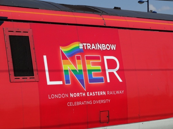 #LoveisLove LNER Class 91 at Grantham railway station