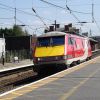 Farewell LNER 91108 at Grantham railway station