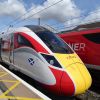 LNER Class 800 Azuma 800104 at Grantham railway station