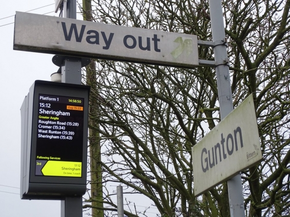 Gunton railway station