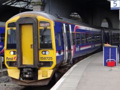 Class 158 at Inverness railway station