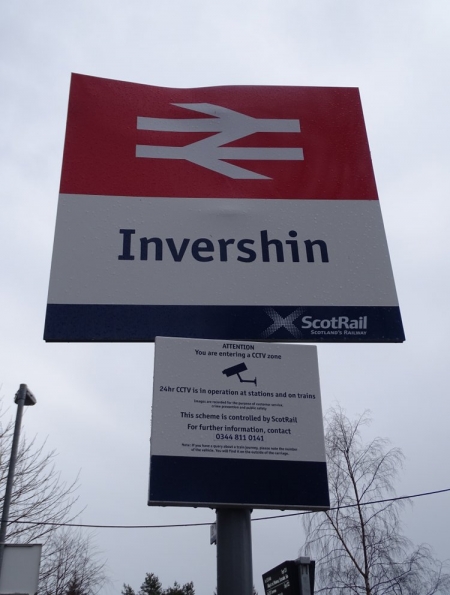 Invershin railway station