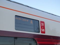 LNER Azuma at Lincoln railway station