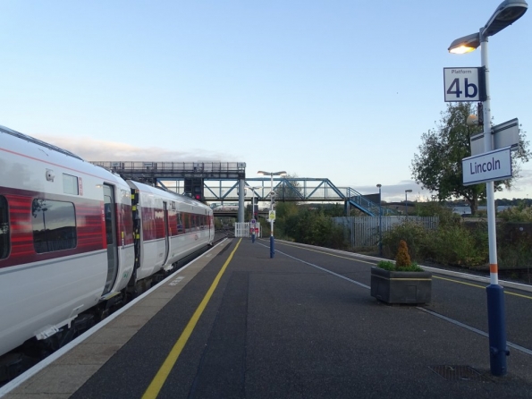 LNER Azuma at Lincoln railway station