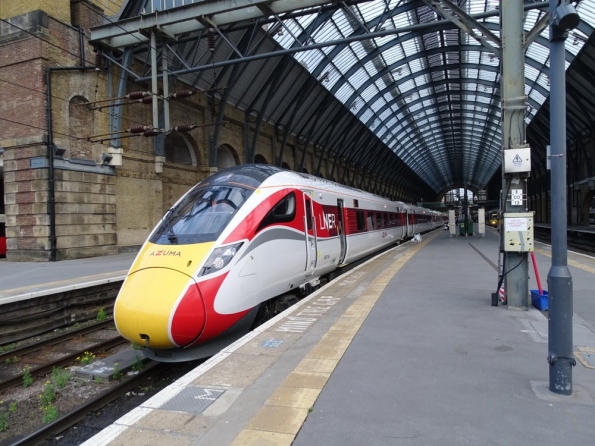 LNER Azuma at London King's Cross railway station