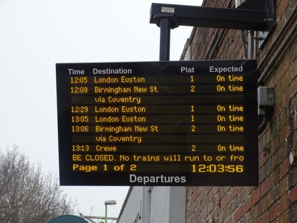 Long Buckby railway station
