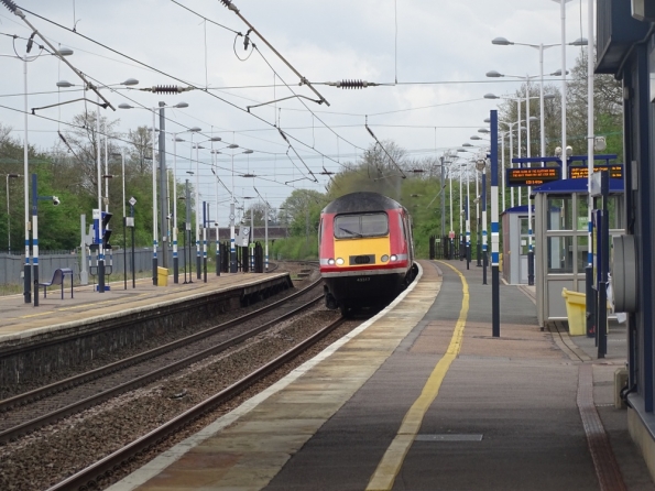 Class 43 at St Neots railway station