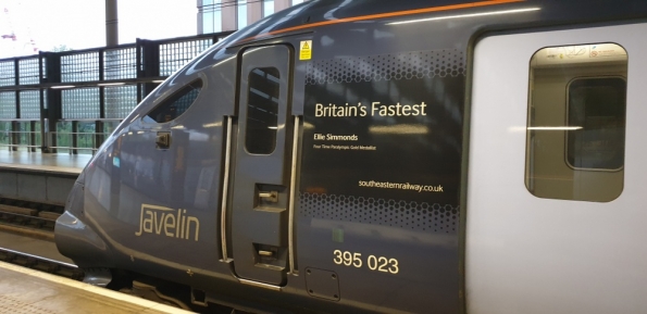 Class 395 at St Pancras railway station
