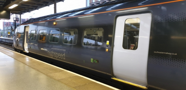 Class 395 at St Pancras railway station